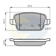 Brake Pads Set For Volvo XC70