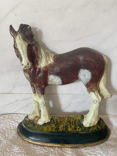Vintage cast iron painted - cast,