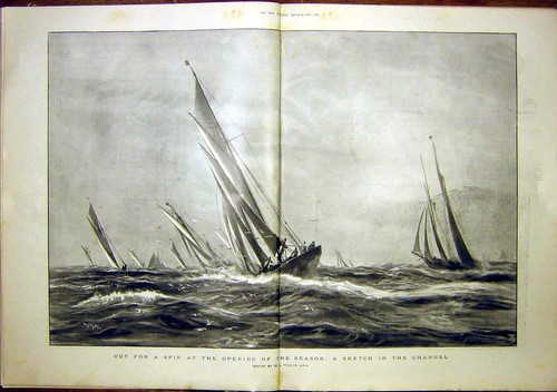Original old antique - original, print