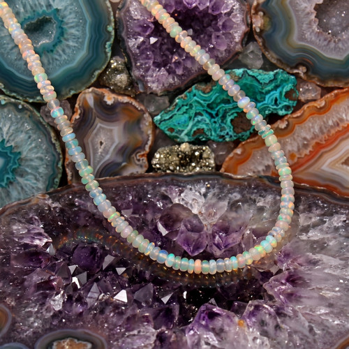 Ethiopian fire opal smooth - fire,