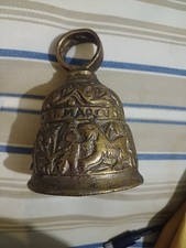 Vintage cast brass church bell - vintage,