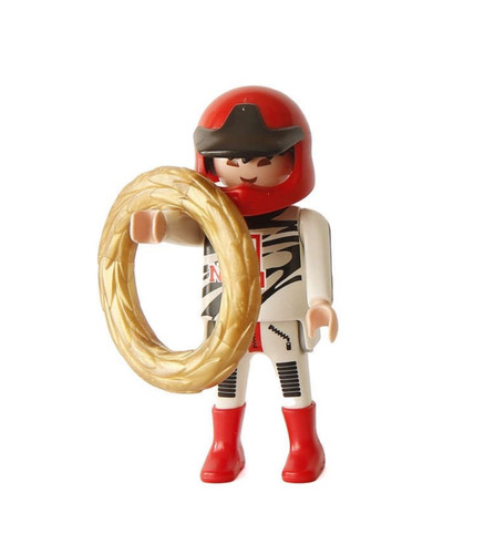 Playmobil 6840 race car - car, driver