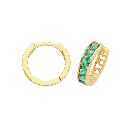 Hinged earrings 9ct - hinged,