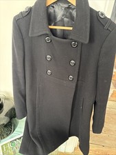 Tara jarmon Black Wool Coat