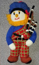 A magnificent Scottish piper - hand made and full of detail