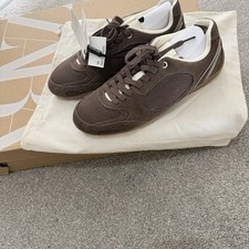 Zara Brown Mesh Trainers Retro
