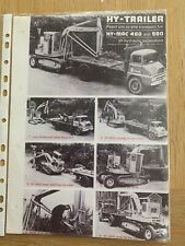 hymac excavator Brochure 480/580