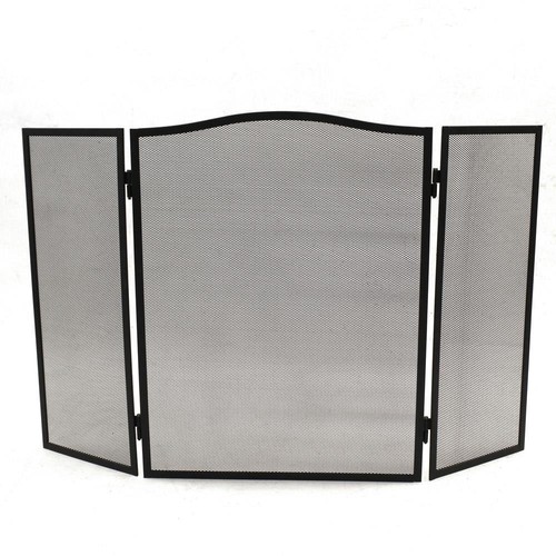 Black folding panel steel - 3-panel,