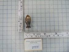 BRASS ACORN WARMINK TABLE CLOCK