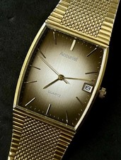 Vtg 1980 ACCURIST Men's 38mm