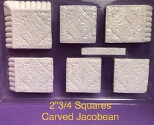 CHESS SET  TILE MOULDS  2"3/4