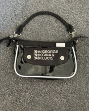 George Gina and Lucy y2k mini tiny shoulder bag black shiny lucky 7 ultra rare 