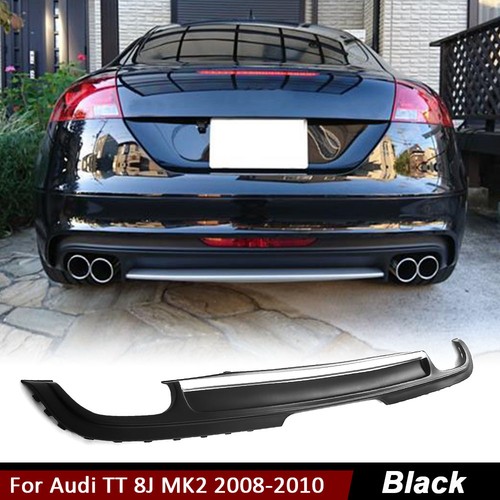 Black rear bumper diffuser lip - bumper,