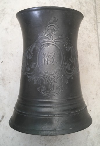 19th century antique pewter - century,