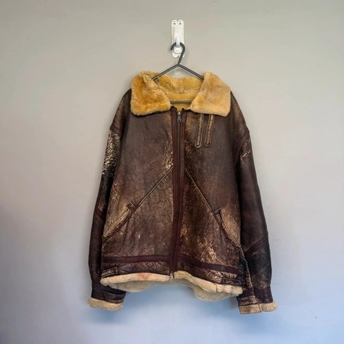 Vintage 80s shearling 3 - shearling, b-3