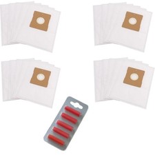 20x Microfibre Vacuum Bags Compatible Goblin Ace Tesco + Red Freshener Gift