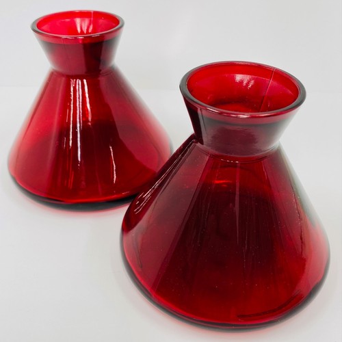 Empty red diffuser bottles - x,