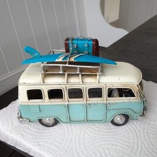 Vintage Tin Plate VW  Camper Van.