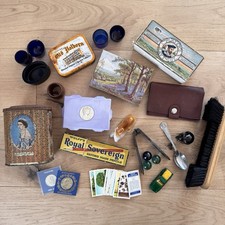 Vintage Curios Boxes Tin