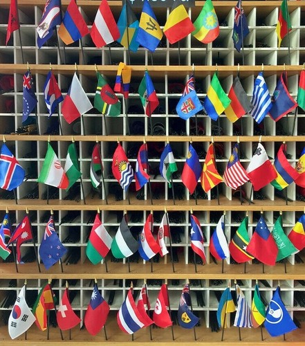 4x6 stick flags international - 4x6",