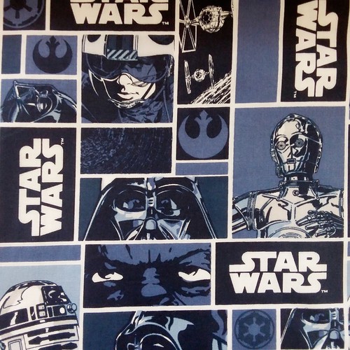 Star wars navy - star, cotton