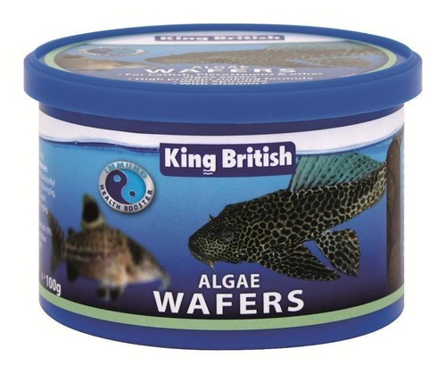 King british algae wafers 100g - king,