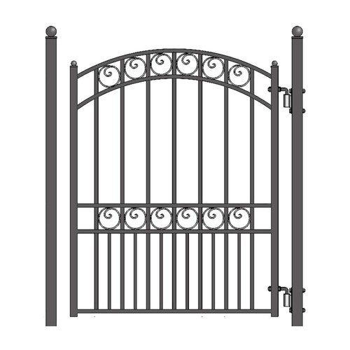Garden pedestrian gate 5x4 - gate, 5x4'