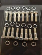 Dunlop Girling Brake Caliper Pod Retaining Bolts & Washers Jaguar Mk2 E-Type 