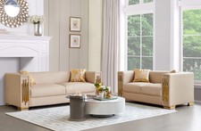 Living Room Sofa Set 2pc Sofa