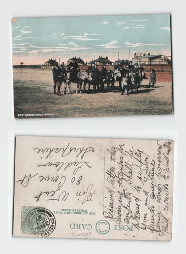 Postcard the beach west - the,