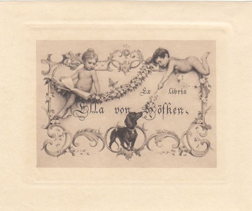 Exlibris bookplate - exlibris,