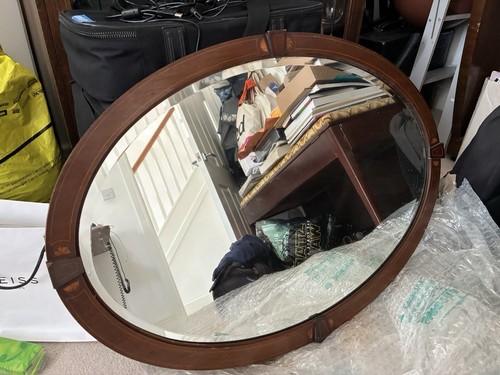 Large oval antique wooden - large,