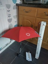 Bugaboo Parasol Umbrella Sun shade pram WITH CLIP fits Donkey Buffalo Bee / Red