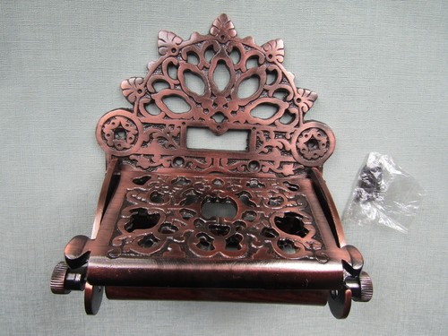 Rustic toilet roll holder cast - rustic,