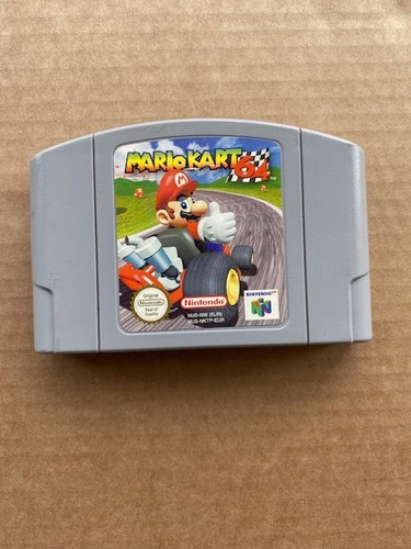 N64 mario kart game tested - game,