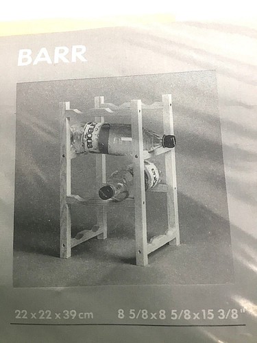 Ikea barr wood wine - ikea, rack-