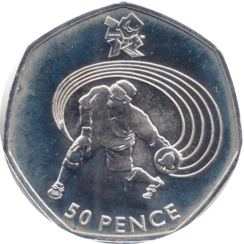 2012 olympic 50p coin 925 - olympic,