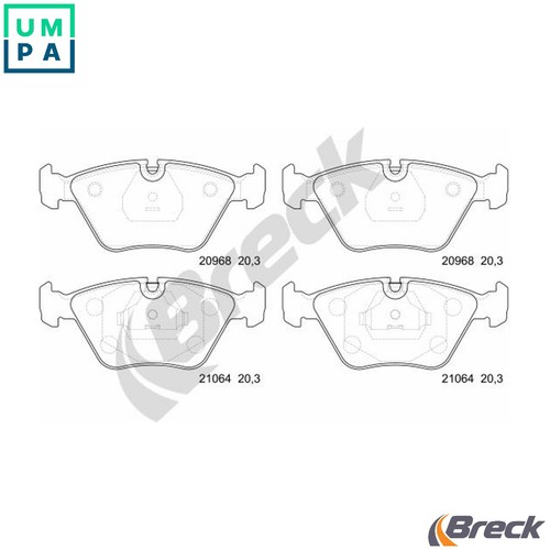 Brake pad set disc - brake,