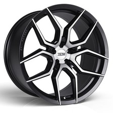 Alloy Wheels 20" 3SDM 0.50SF Black Polished Face For Audi RS4 [B9] 18-24