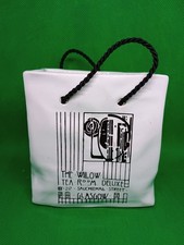 Art Nouveau Rennie Mackintosh Willow Tea Room Glasgow Ceramic Bag Vase 4" pot