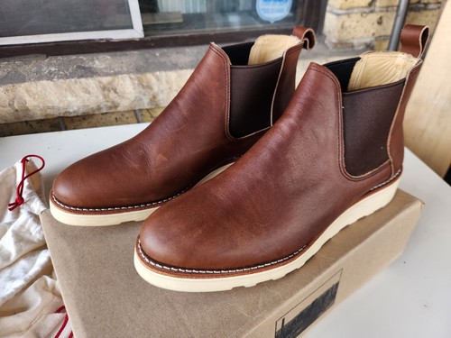Red wing classic chelsea - red, amber