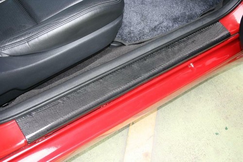 Carbon fibre effect door - carbon,