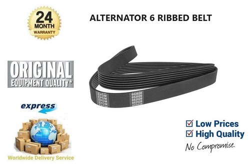 Alternator fan belt ribbed - alternator,