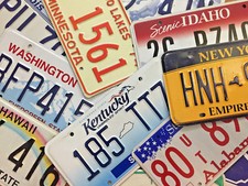 Authentic License Plates - All