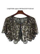 UK Women Sequin Shawl Wraps
