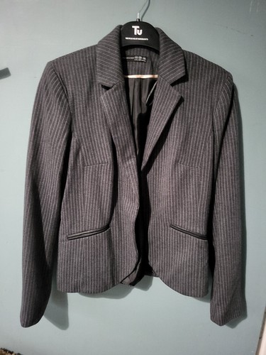 Primark size grey pinstripe - size,