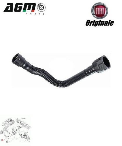 Original exhaust rigid - rigid, hose