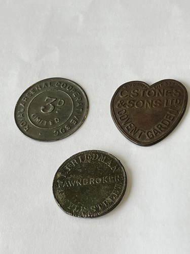 Bulk lot trade tokens - 3,