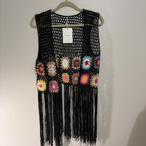 Vest hand made boho - vest,