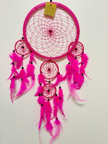 Extra large pink dreamcatcher - pink,